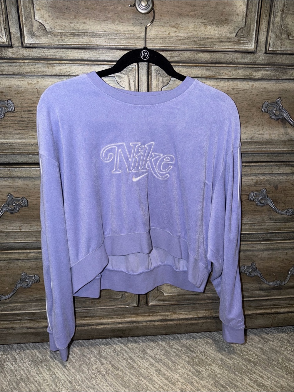 Nike Sportswear Oversized Crewneck Sweatshirt Purple NWT Medium